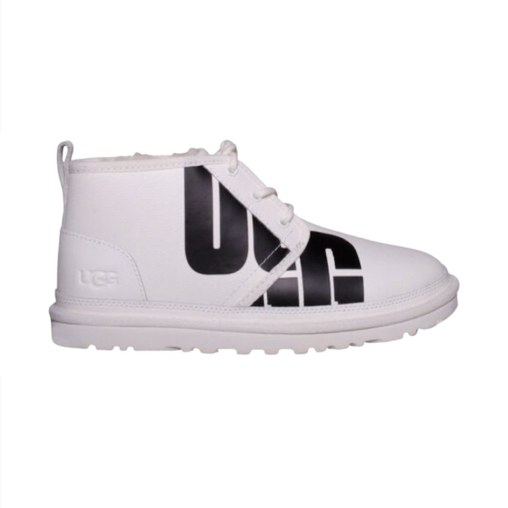 (M) UGG White/Black